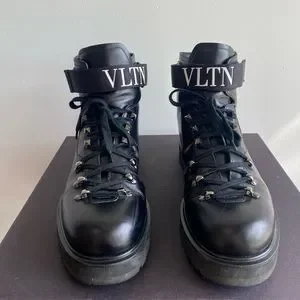 Valentino KIV men combat boots, black, EU42, US9 Valentino Black XCombat Boots – Zoo Fashions main image 3